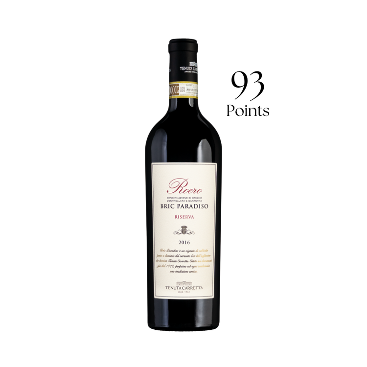 2016 Tenuta Carretta Bric Paradiso Riserva Roero Piedmont Italy