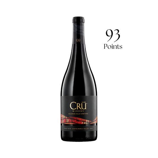 2020 Crū Winery Solomon Hills Vineyard Pinot Noir Santa Maria Valley Points