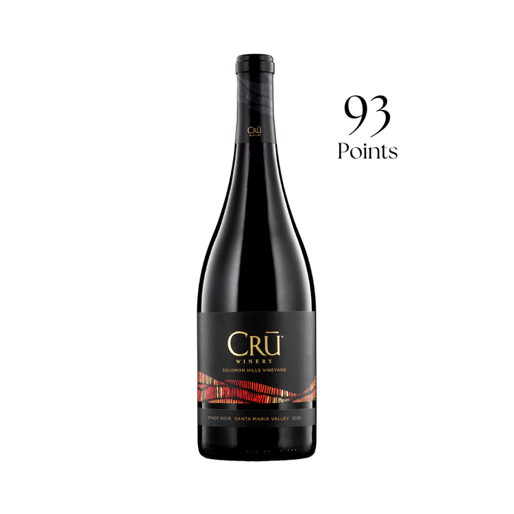 2020 Crū Winery Solomon Hills Vineyard Pinot Noir Santa Maria Valley Points