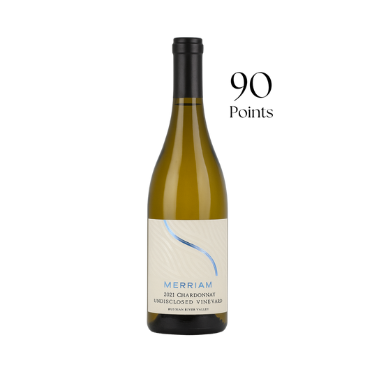 Merriam Chardonnay Undisclosed Vineyard Russian River Valley CA 2021