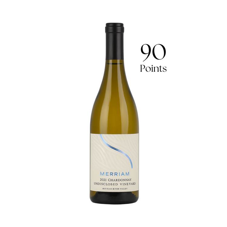Merriam Chardonnay Undisclosed Vineyard Russian River Valley CA 2021