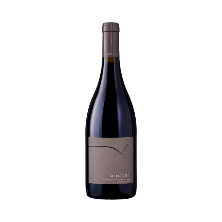 Andante Vineyard Estate Pinot Noir Van Duzer Corridor Willamette Valley OR 2019