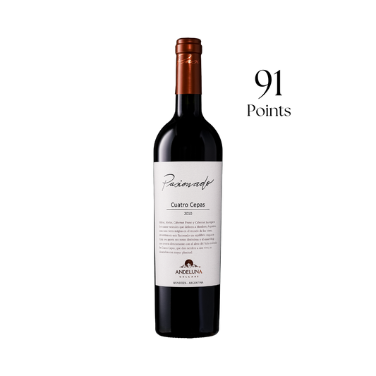 Andeluna Cellars Pasionado Cuatro Cepas Red Blend Mendoza Argentina 2010