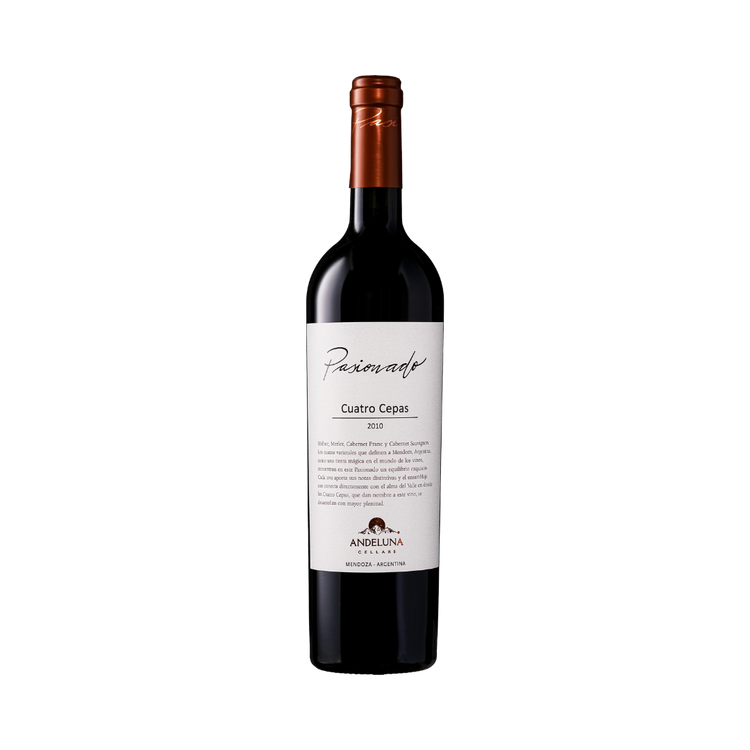Andeluna Cellars Pasionado Cuatro Cepas Red Blend Mendoza Argentina 2010