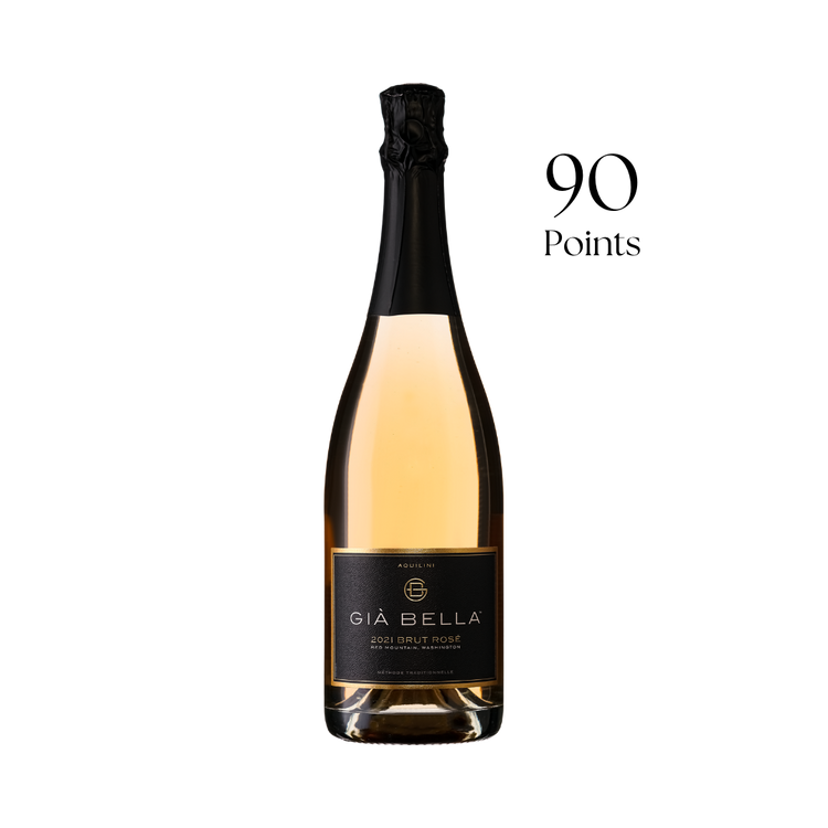 Aquilini Gia Bella Cabernet Sauvignon Sparkling Rosé Brut Red Mountain WA 2021