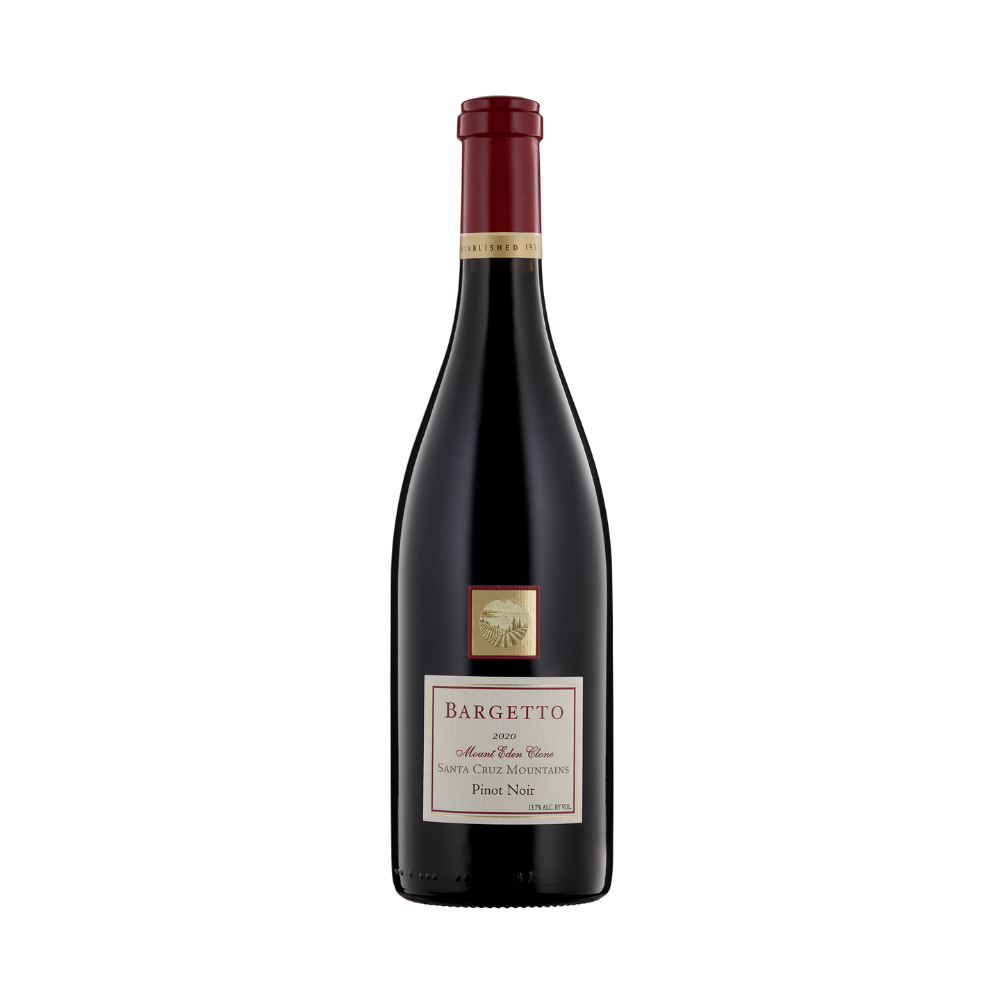 A bottle of Bargetto 2020 Mount Eden Clone