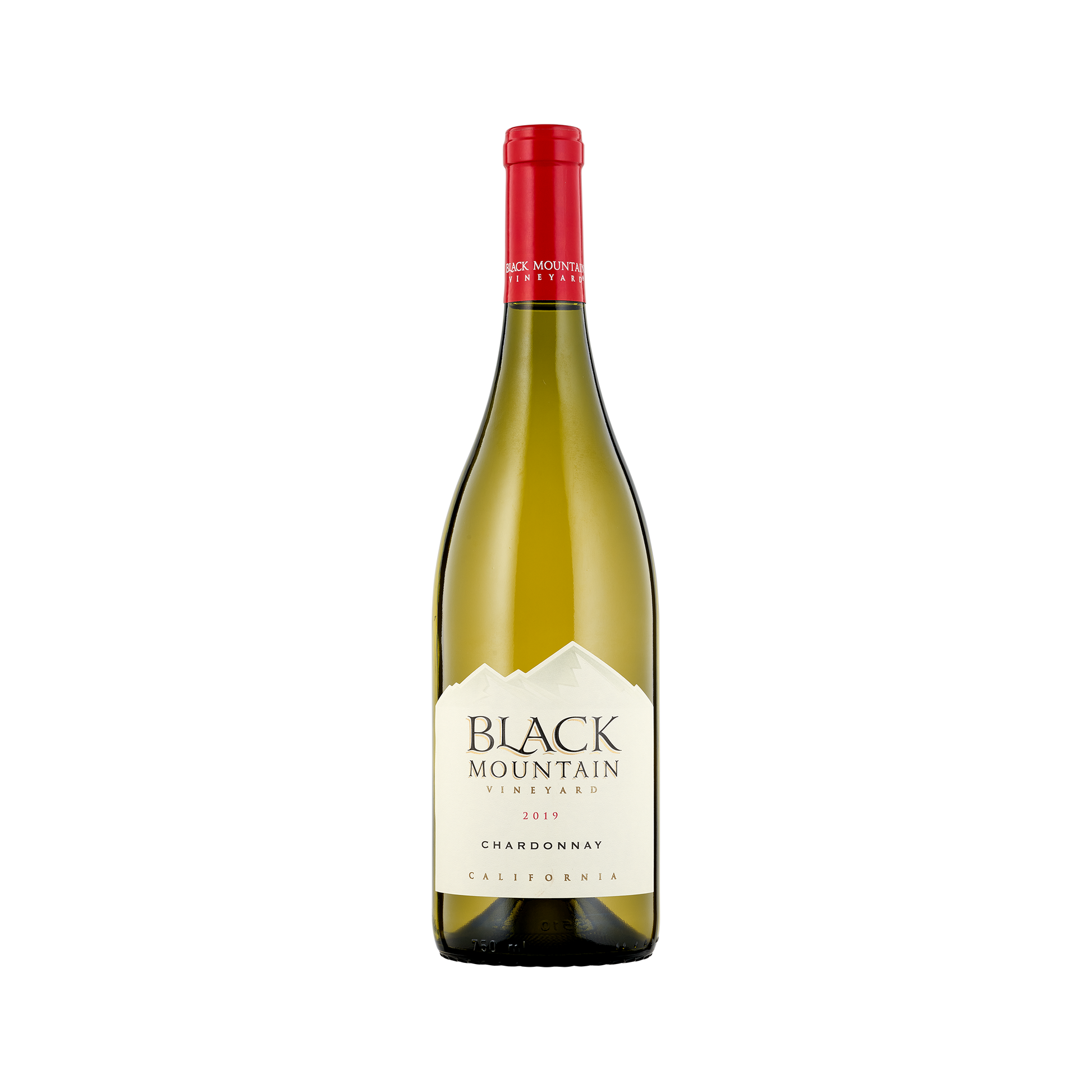 A bottle of Black Mountain 2019 Chardonnay