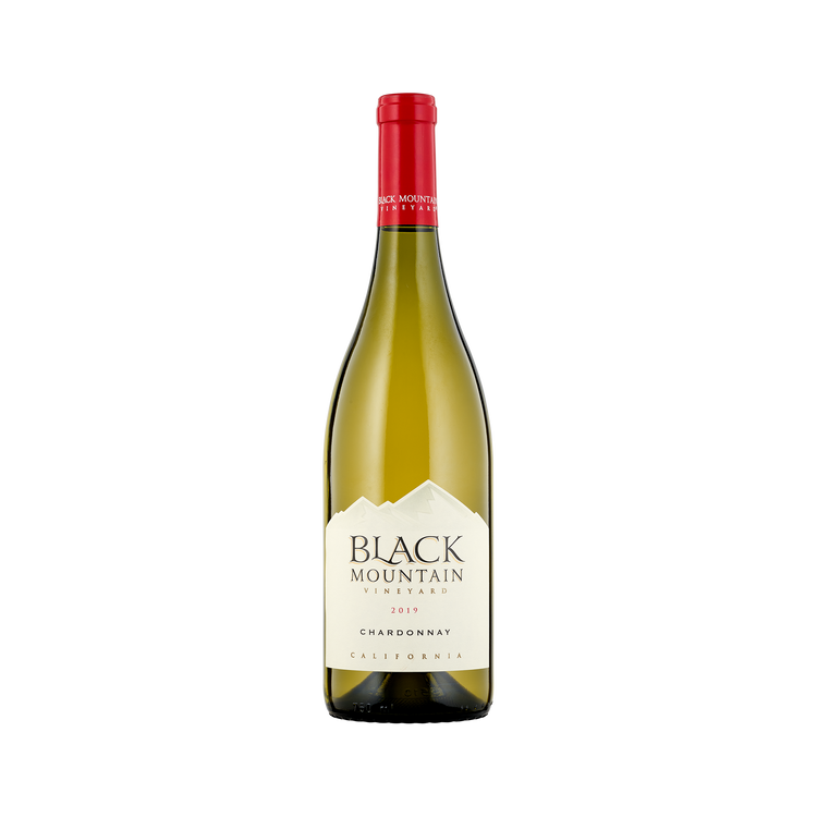 A bottle of Black Mountain 2019 Chardonnay