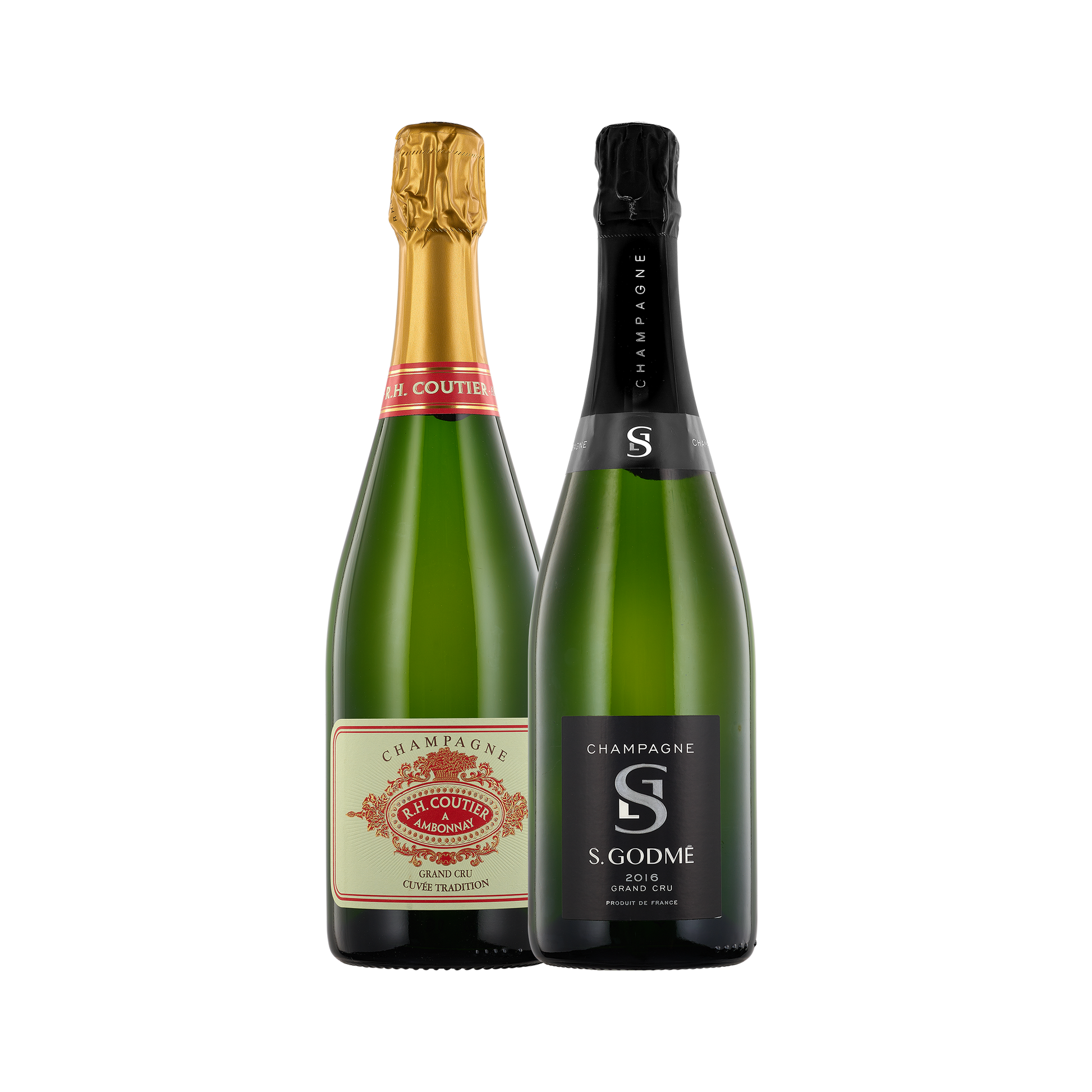 2 bottles of imported French Champagne