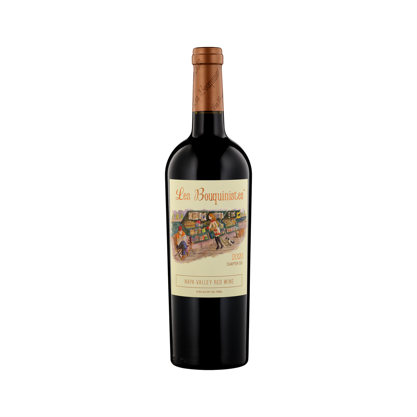 A bottle of Coup de Foudre Les Bouquinistes 2020 Chapter Six Red