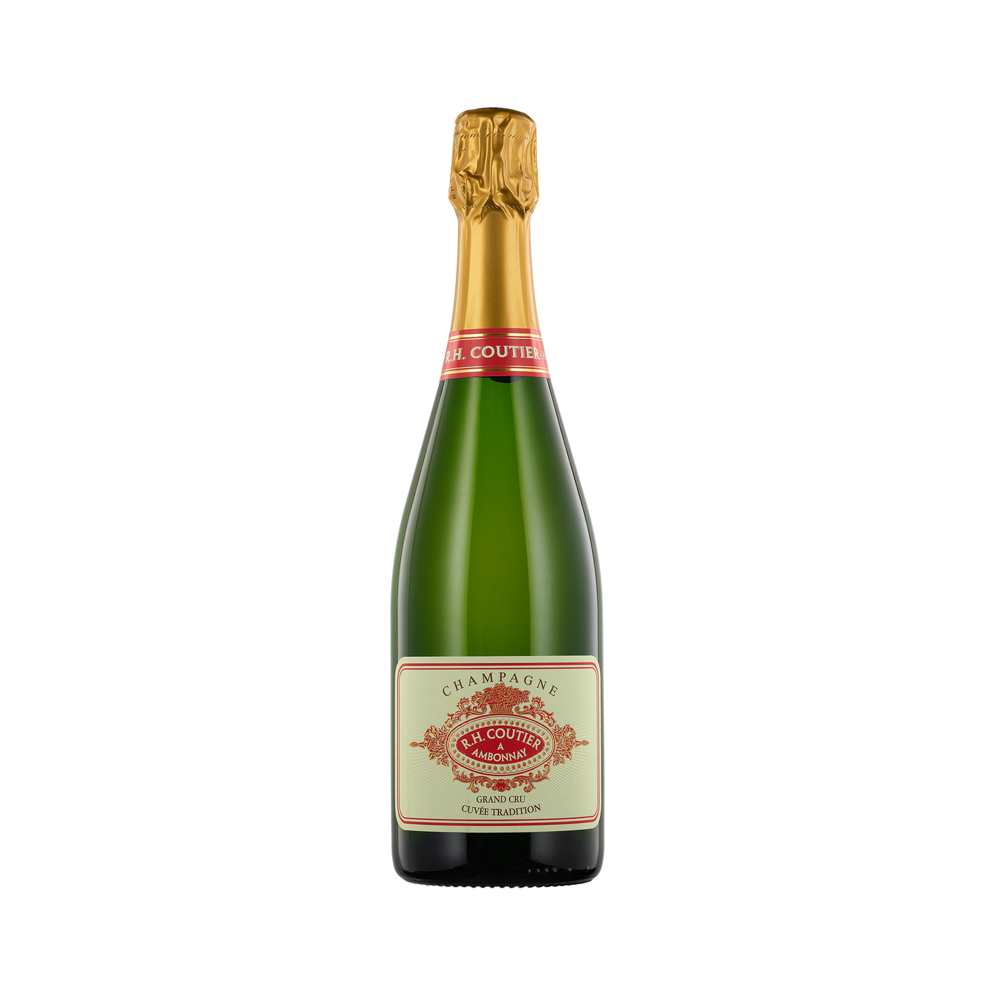 A bottle of R.H. Coutier 'Brut Tradition' Champagne