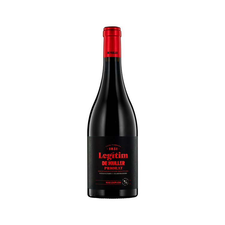 A bottle of De Muller 2019 'Legitim' Red Blend