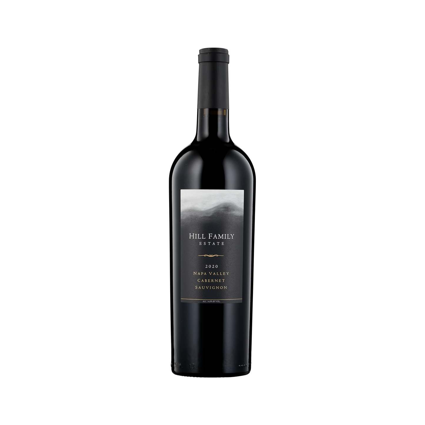 A bottle of Hill Family Estate 2020 Cabernet Sauvignon