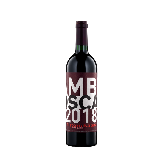 A bottle of Fattoria Kappa 2018 Lambda