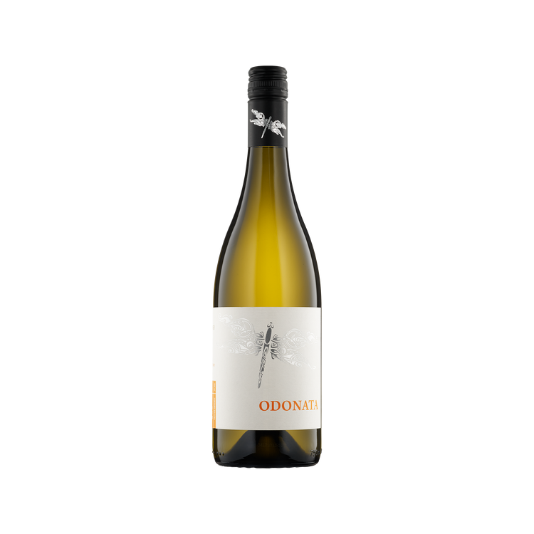 A bottle of Odonata Wines 2021 Viognier