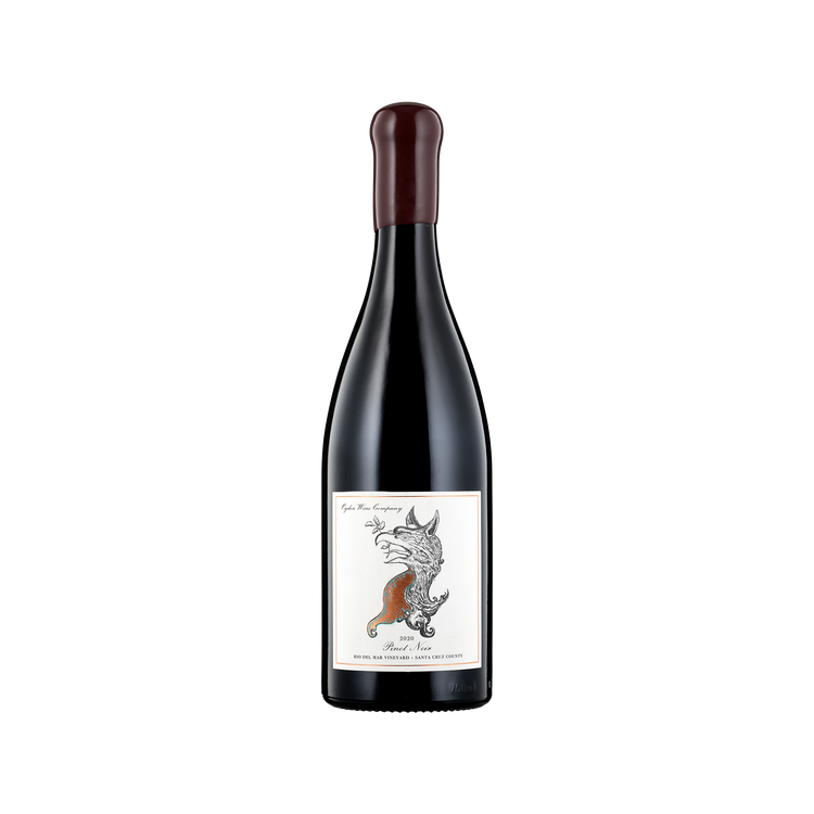 A bottle of Ogden Wine Company 2020 Pinot Noir