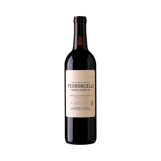 Pedroncelli Winery Estate Vineyard Petite Sirah Dry Creek Valley Sonoma County 2022