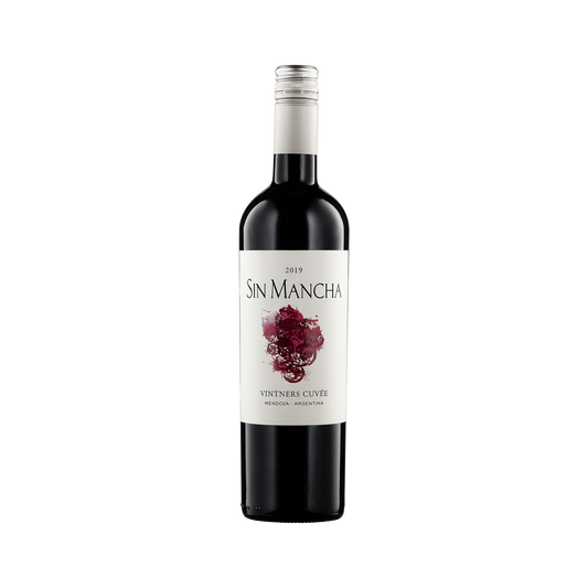 A bottle of Sin Mancha 2019 Vintners Cuvée