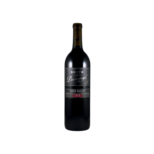 A bottle of Smith-Devereux 2019 Merlot Ibex Single Vineyard