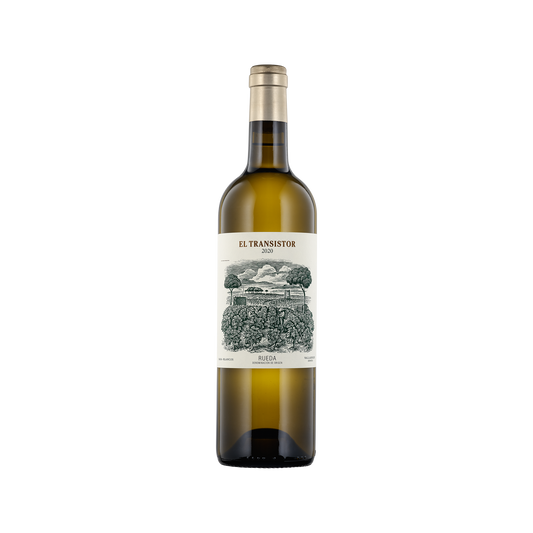 A bottle of Telmo Rodriguez 2020 'El Transistor' Verdejo