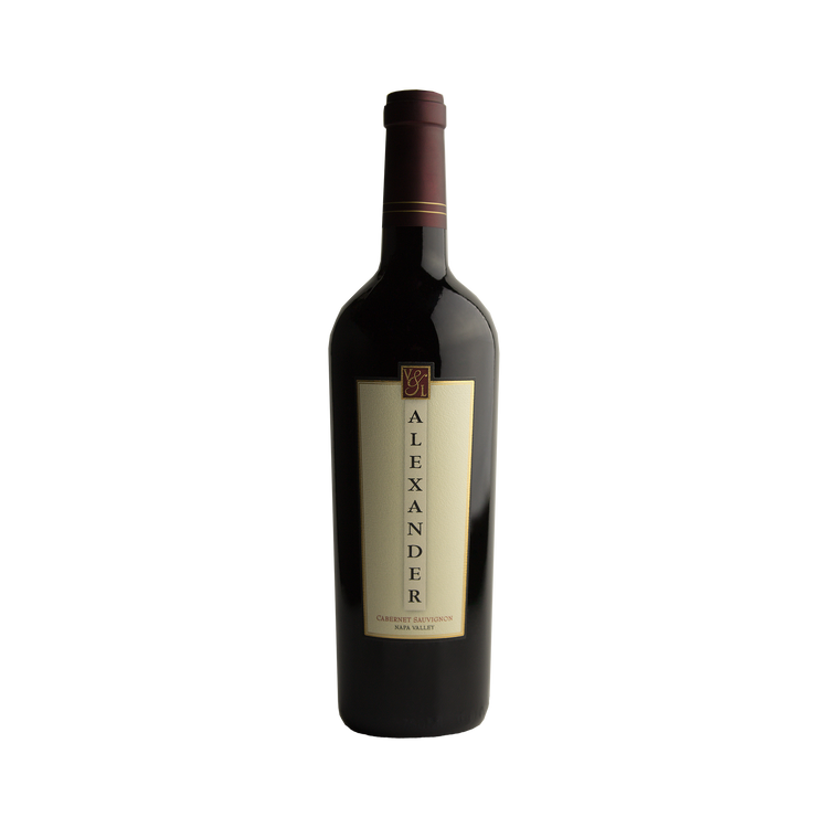 A bottle of Volker Eisele Family Estate 2014 Cabernet Sauvignon Alexander