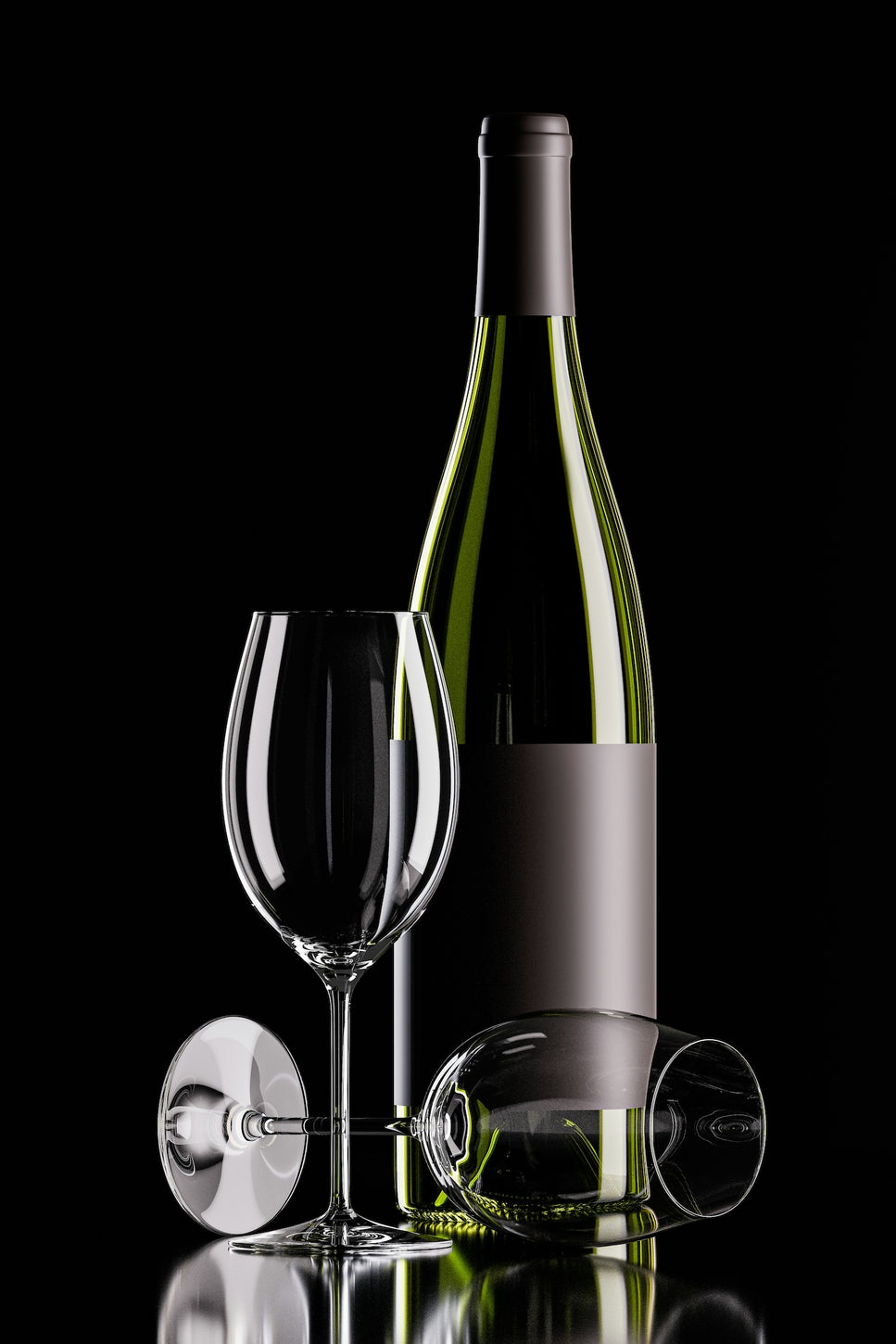 premium wine bottle