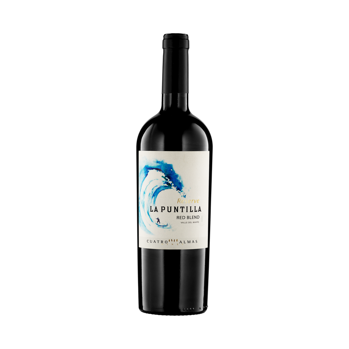 A bottle of Cuatro Almas La Puntilla 2018 Red Blend