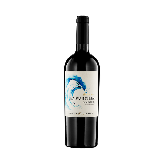 A bottle of Cuatro Almas La Puntilla 2018 Red Blend