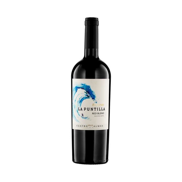 A bottle of Cuatro Almas La Puntilla 2018 Red Blend