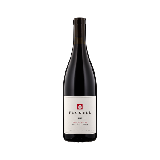 A bottle of Fennell 2019 Pinot Noir