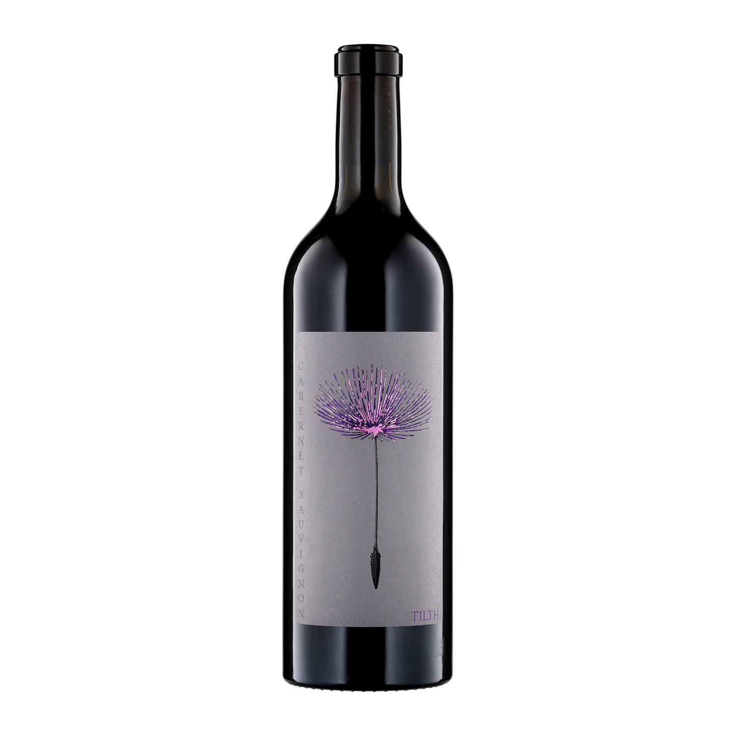 A bottle of Tilth Wines 2019 Cabernet Sauvignon