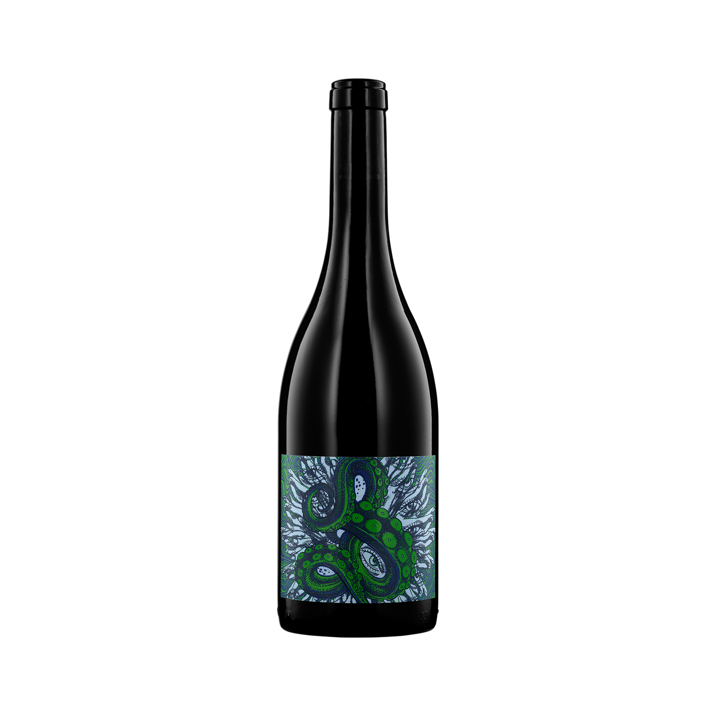 A bottle of Bushong 2020 Red Blend