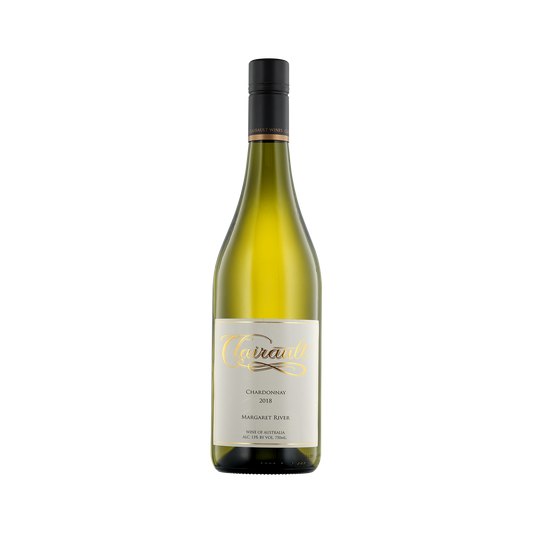 A bottle of Clairault Streicker Wines 2018 Chardonnay