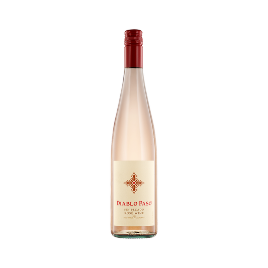 A bottle of Diablo Paso 2021 'Sin Pecado' Rosé