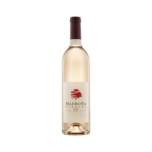 A bottle of Madroña Vineyards 2021 Rosé