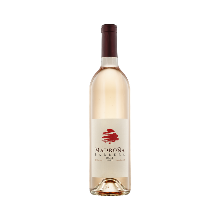 A bottle of Madroña Vineyards 2021 Rosé