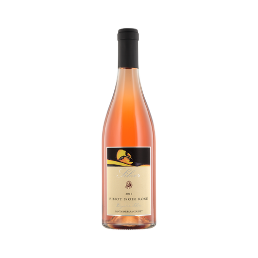 A bottle of Silver 2019 Rosé