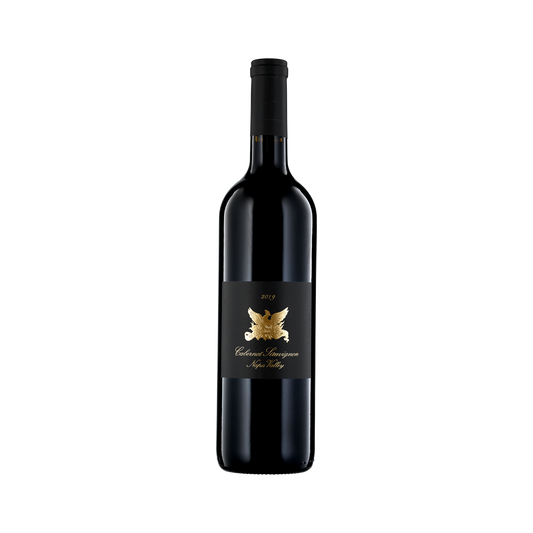 A bottle of Vine Cliff 2019 Cabernet Sauvignon