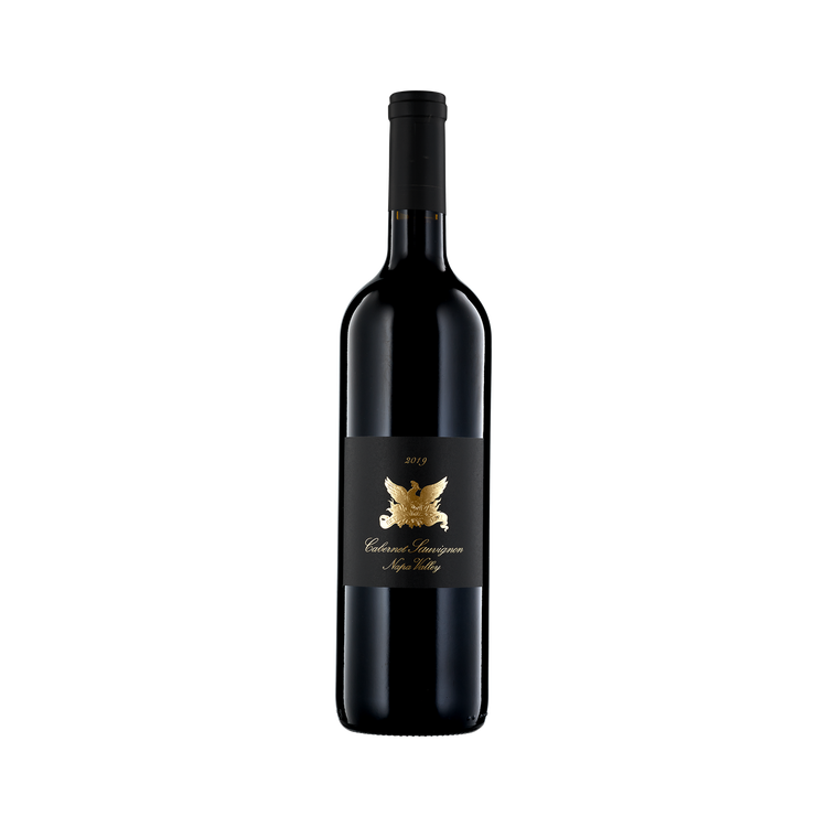 A bottle of Vine Cliff 2019 Cabernet Sauvignon