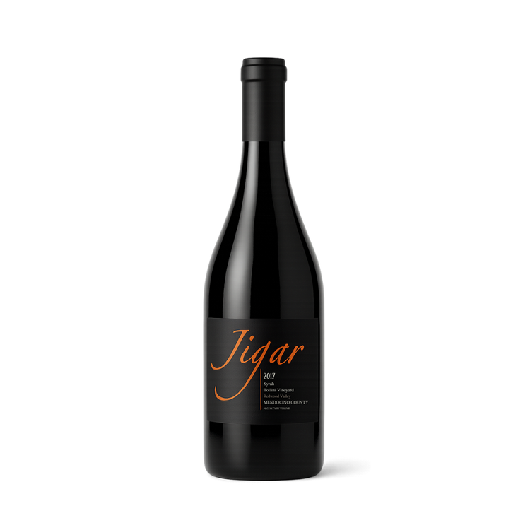 2017 Jigar Wines Syrah Tollini Vineyard Mendocino County CA