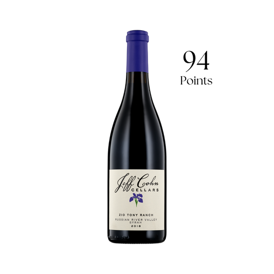 2018 Jeff Cohn Cellars Zio Tony Ranch Syrah Russian River Valley CA 