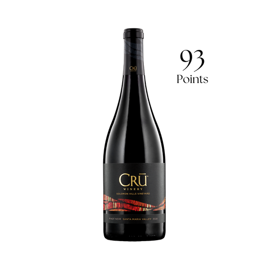 2020 Crū Winery Solomon Hills Vineyard Pinot Noir Santa Maria Valley Points