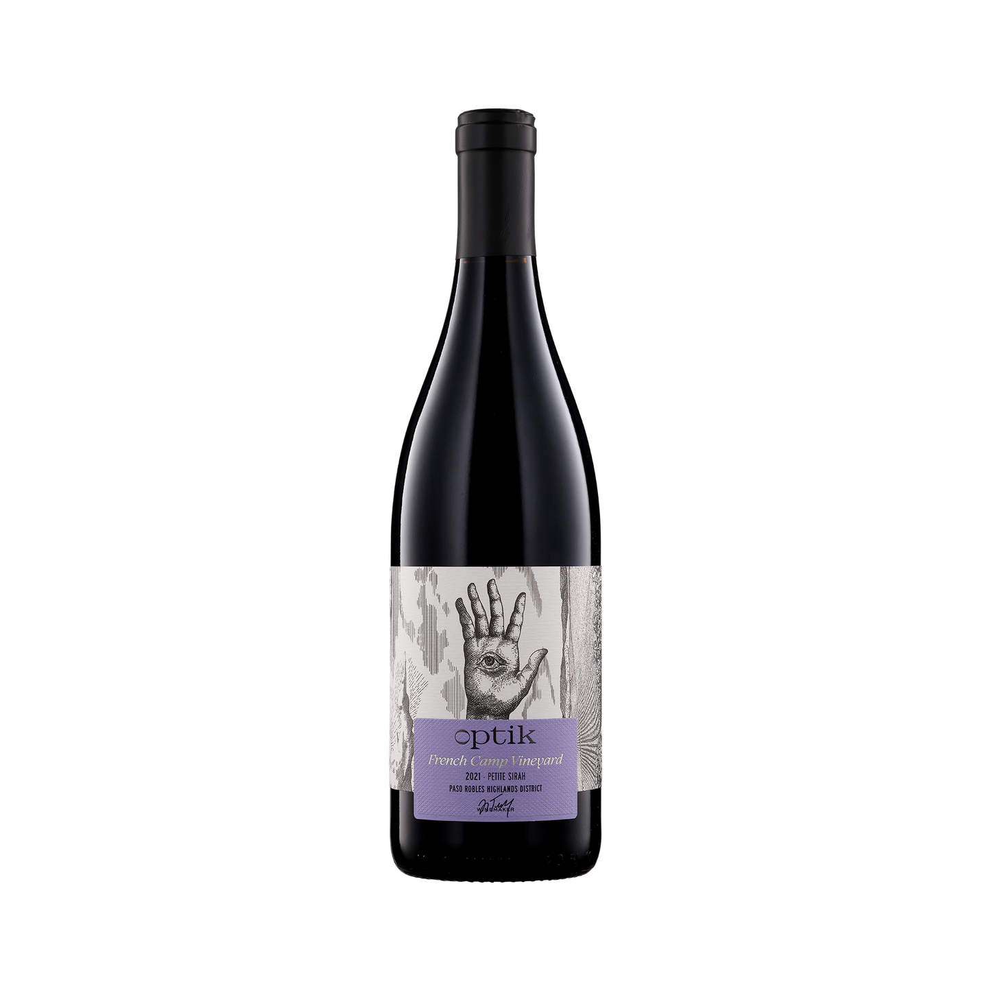 2021 Optik Petite Sirah French Camp Vineyard Paso Robles CA