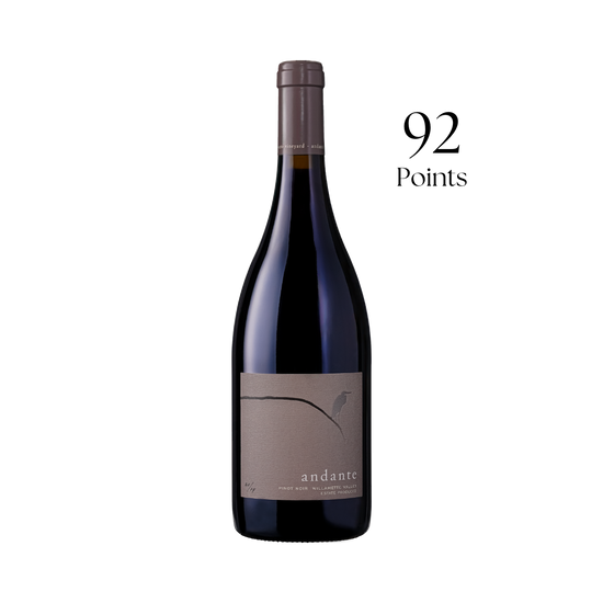 Andante Vineyard Estate Pinot Noir Van Duzer Corridor Willamette Valley OR 2019