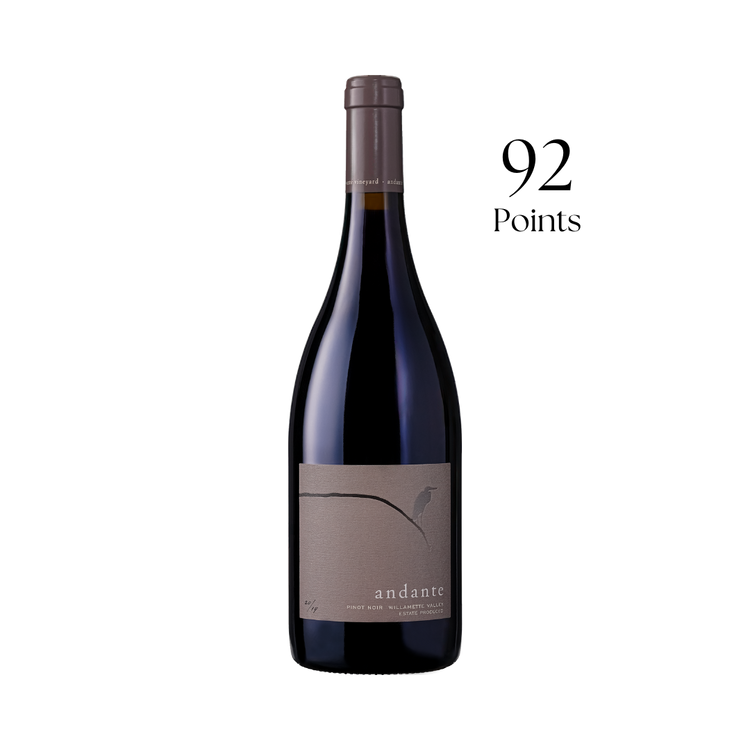 Andante Vineyard Estate Pinot Noir Van Duzer Corridor Willamette Valley OR 2019
