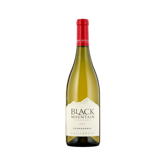 A bottle of Black Mountain 2019 Chardonnay