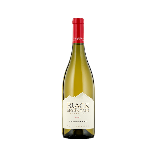 A bottle of Black Mountain 2019 Chardonnay
