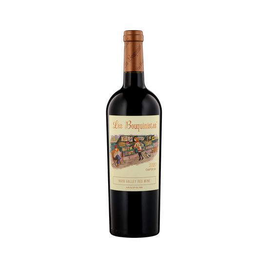A bottle of Coup de Foudre Les Bouquinistes 2020 Chapter Six Red