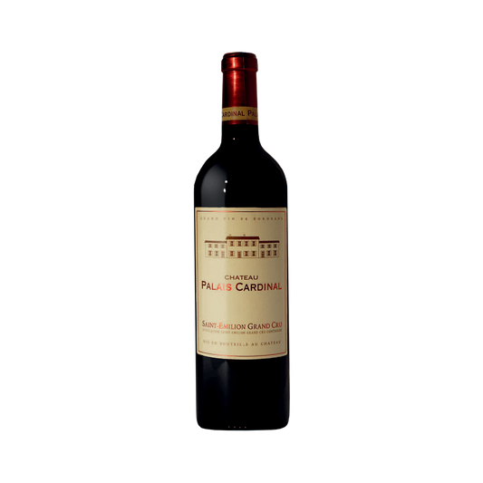 A bottle of Chateau Palais Cardinal 2019 'Le Fuie', Saint-Emilion Grand Cru