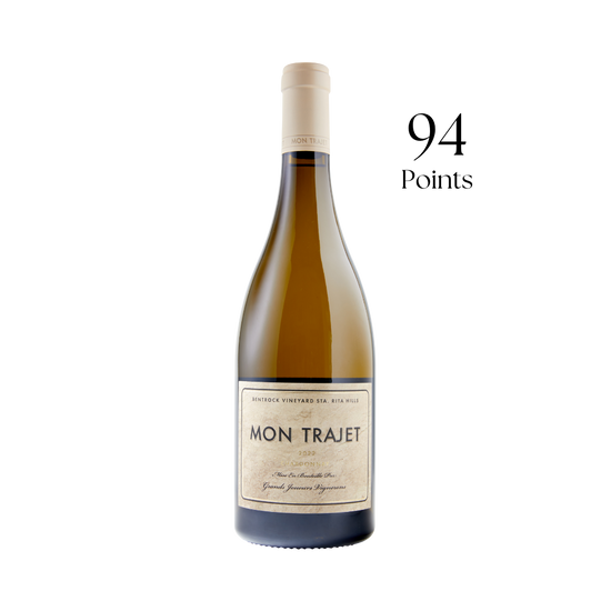 Grands Joueurs Vignerons Bentrock Vineyard Mon Trajet Chardonnay Sta. Rita Hills CA 2022 Points